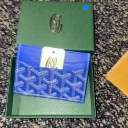 Goyard Sky Blue Cardholder 