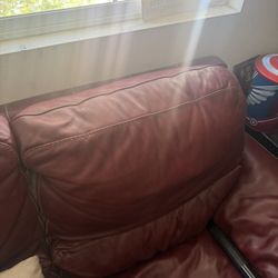 Genuine Leather   Simmons  Sofa