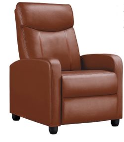 Faux Leather Recliner Chair 