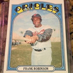 FRANK ROBINSON 1972 TOPPS BASEBALL CARD