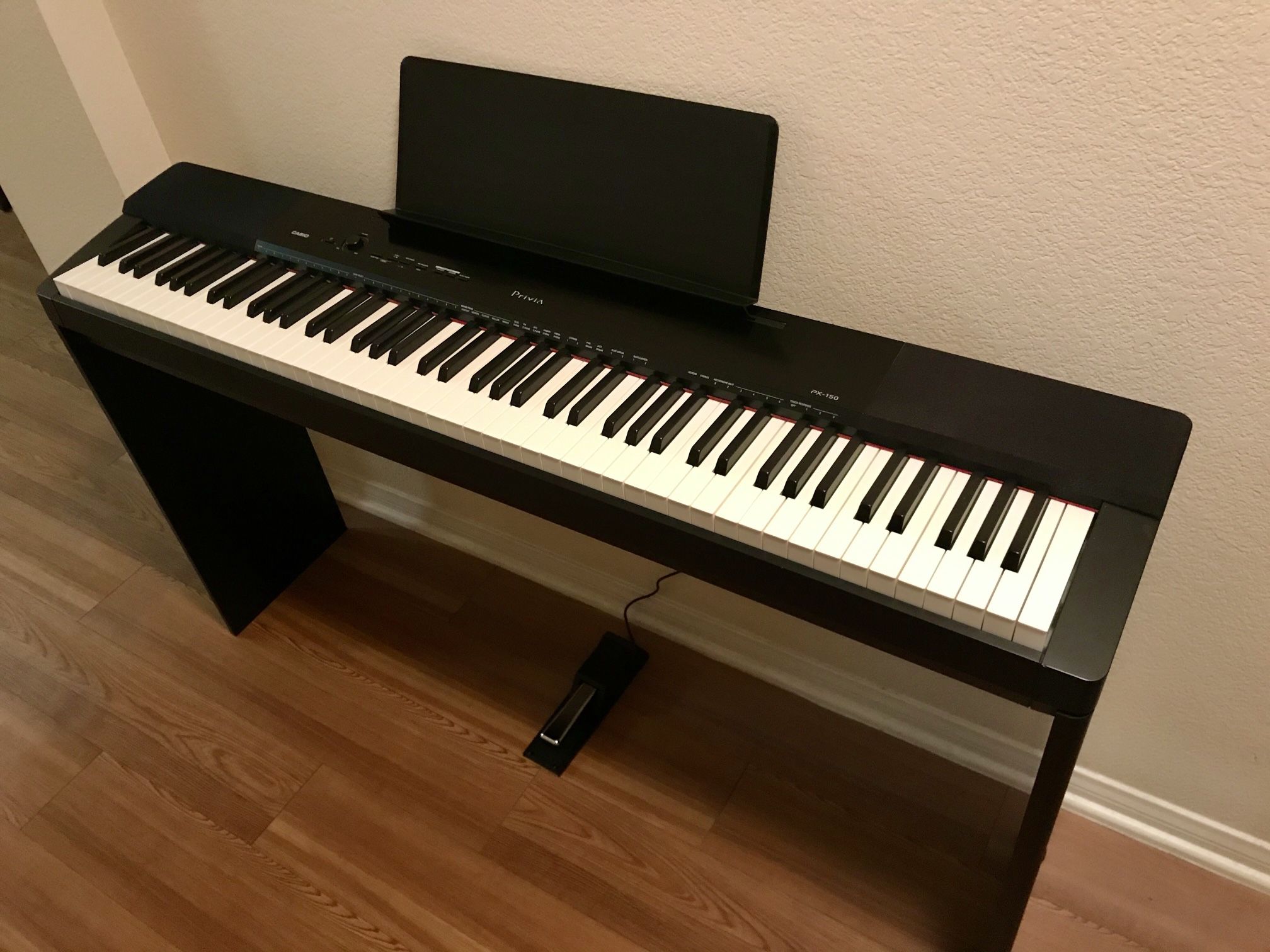 Casio Privia PX-150 Digital Piano with Stand and Pedal