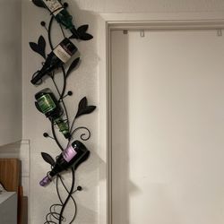 Wall  Iron Wine Rack 