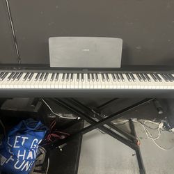 Yamaha P-143 Digital Piano Keyboard With Stand