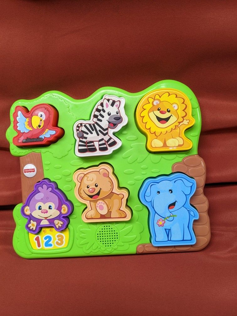 Fisher-Price Laugh & Learn Zoo Animal Puzzle With 7 Different Songs
