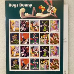 1000 Bugs Bunny Rabbit Hare Self-Adhesive Forever Stamp