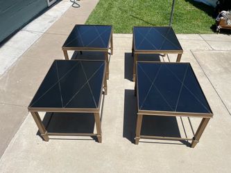 Brass Italian Side Tables