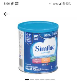 I'm selling some brand new cans of Similac