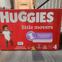 NiB Huggies Diapers Size 4