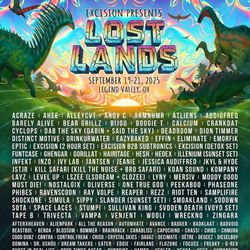 GA Wristband for Lost Lands 2025 
