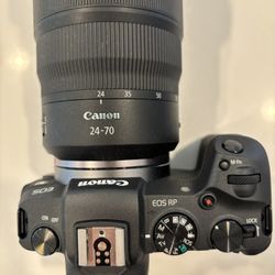 Cannon RP Camera + RF 24-70mm f/2.8L IS USM Lens