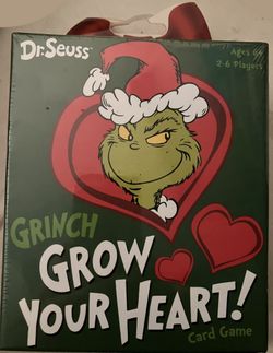 GRINCH Grow Your Heart Funky Card Game New Sealed How Grinch Stole Christmas