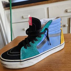 Vans colorblock 8.5 mens 10 womans