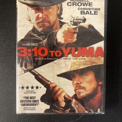 3:10 TO YUMA (DVD, 2008, Widescreen) Christian Bale, Russell Crowe New Sealed