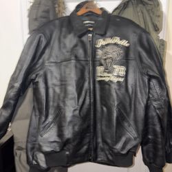 Black Leather Pelle Pelle 