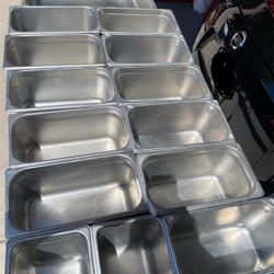 Stainless Steel Serving Containers 