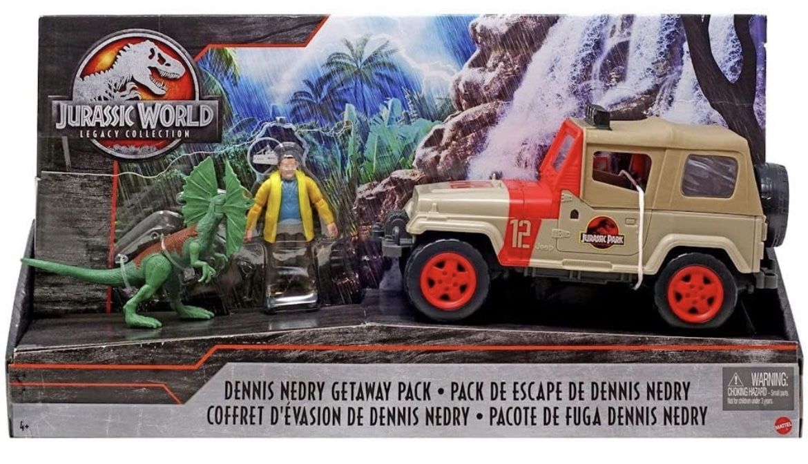 Jurassic World Legacy Collection Dennis Nedry Getaway Pack