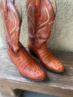 Leather boots