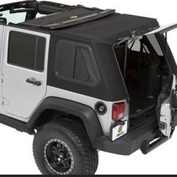 Jeep Wrangler JKU BESTOPTREKTOP® PRO HYBRID SLANTBACK SOFT TOP