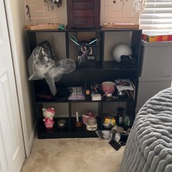 Black Open shelving Unit 