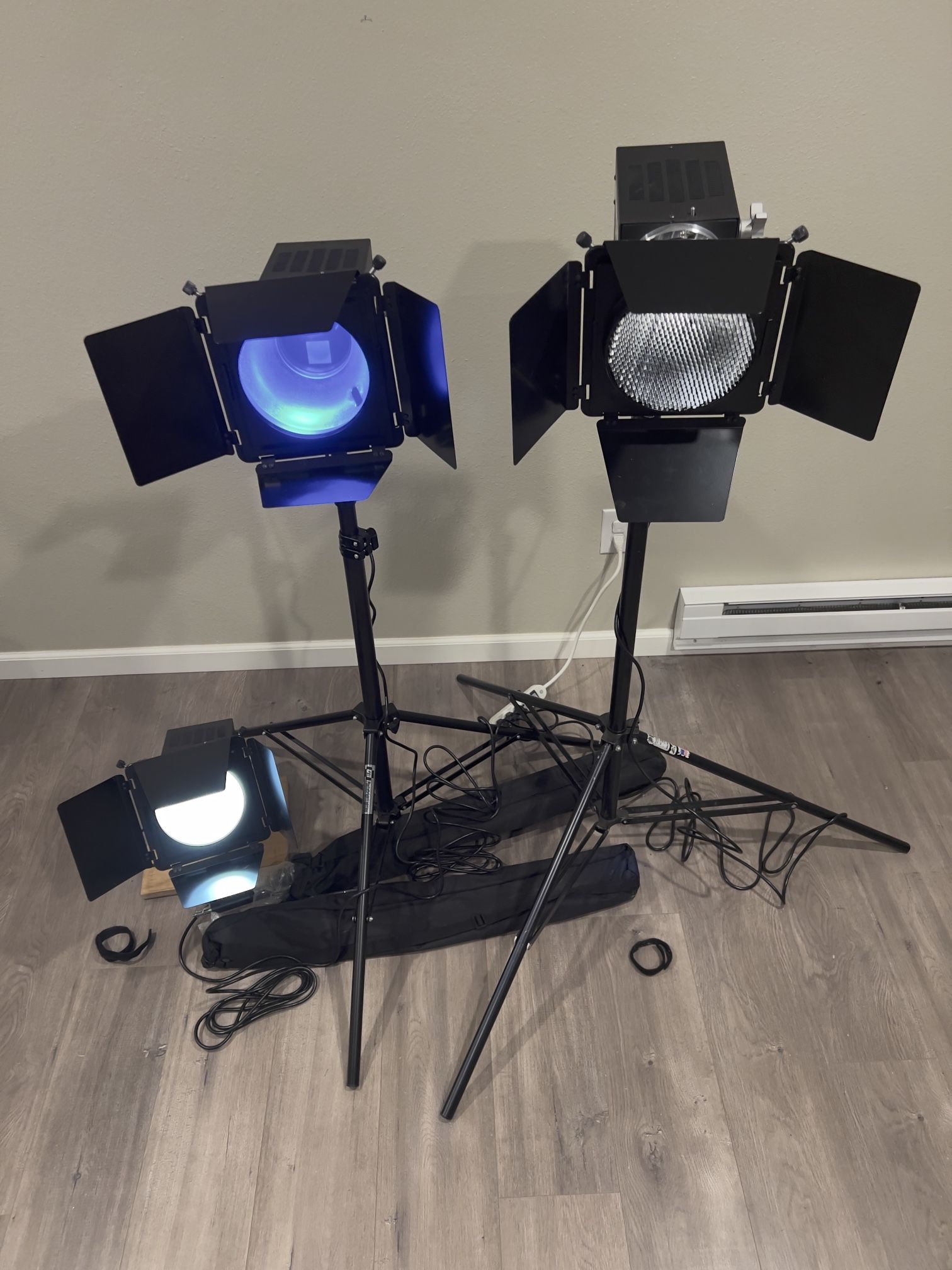 LED Lighting Equipment for a Photo/Video Studio
