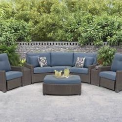 Barcalounger 6-piece Reclining Patio Seating Set