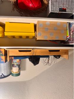 Desktop risers/shelves