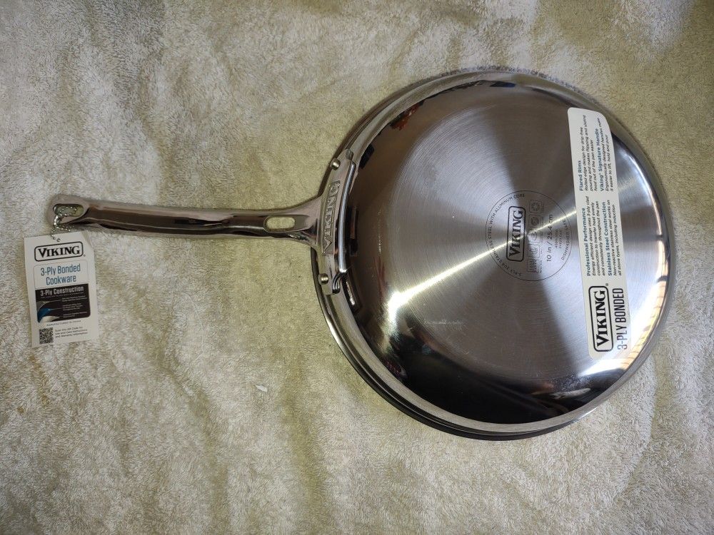 HEALTHY and SAFE cooking LARGE stainless Steel Pan,