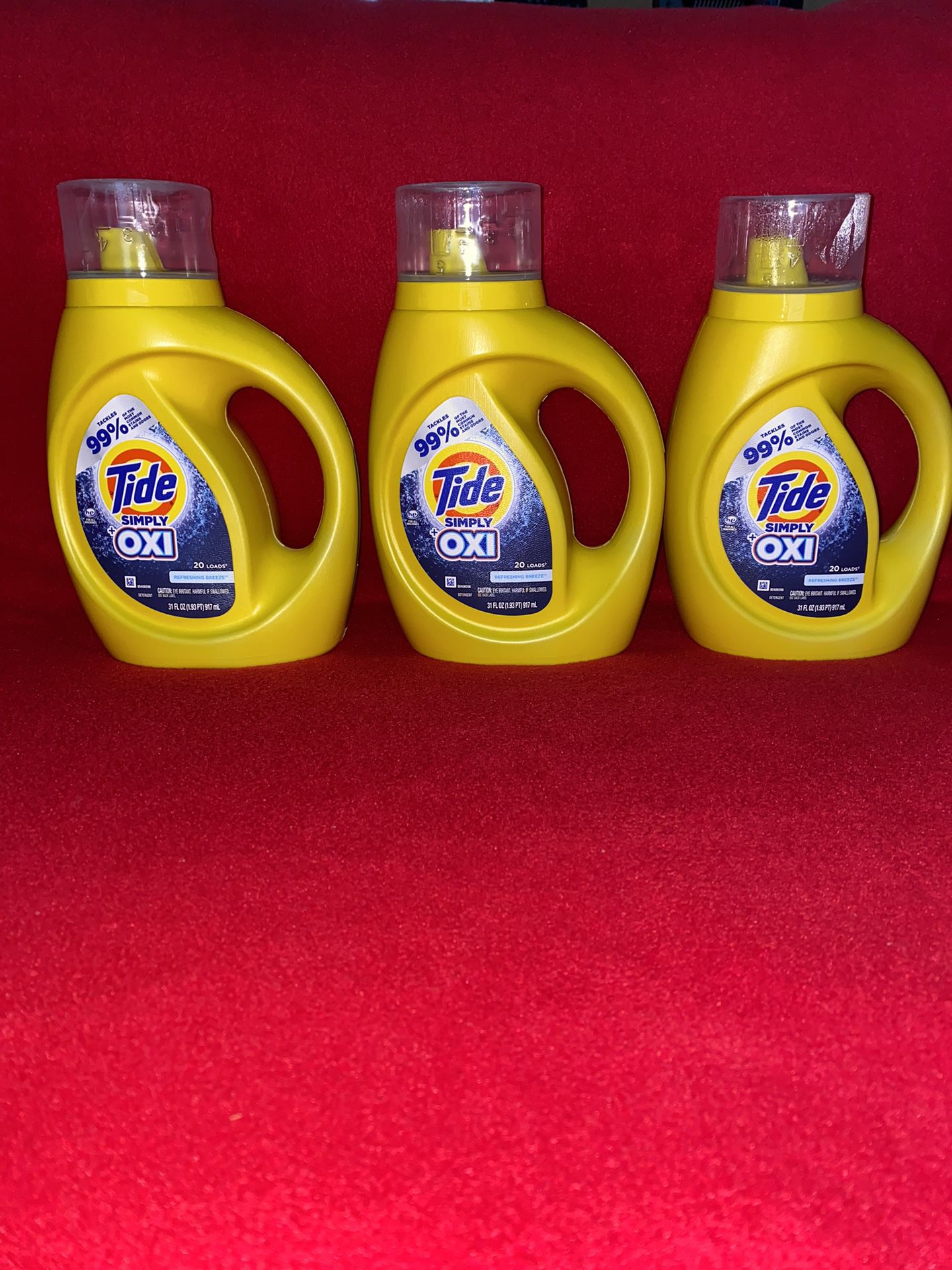 Tide Simply Oxi Laundry detergent 