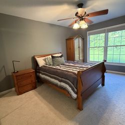 6 Piece Stanley Bedroom Set Full Size Mattress Included 