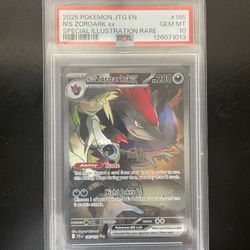 Pokemon TCG - N’s Zoroark Ex #185 PSA 10