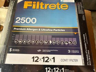 3M Filtrete 2500 Air Filter 12x12x1 4pk