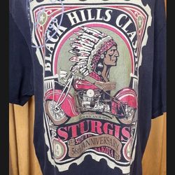 Rare Vintage 1996 Black Hills Classic Sturgis shirt. 56th anniversary edition