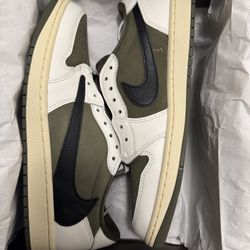 Jordan 1 Medium Olive Travis Scott Size 10 Brand New $500