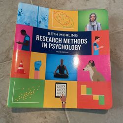 Research methods in psychology 3rd edition