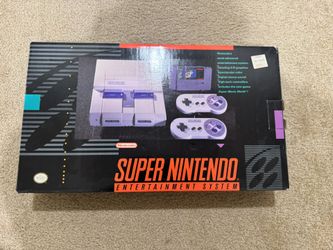 Super Nintendo Original Box