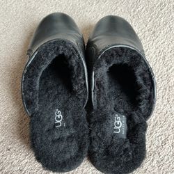 Ugg Clogs Leather Sheepskin