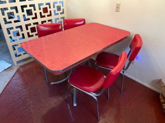 Vintage Kitchen Table and Chair Set