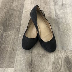 Black Flats Size 7