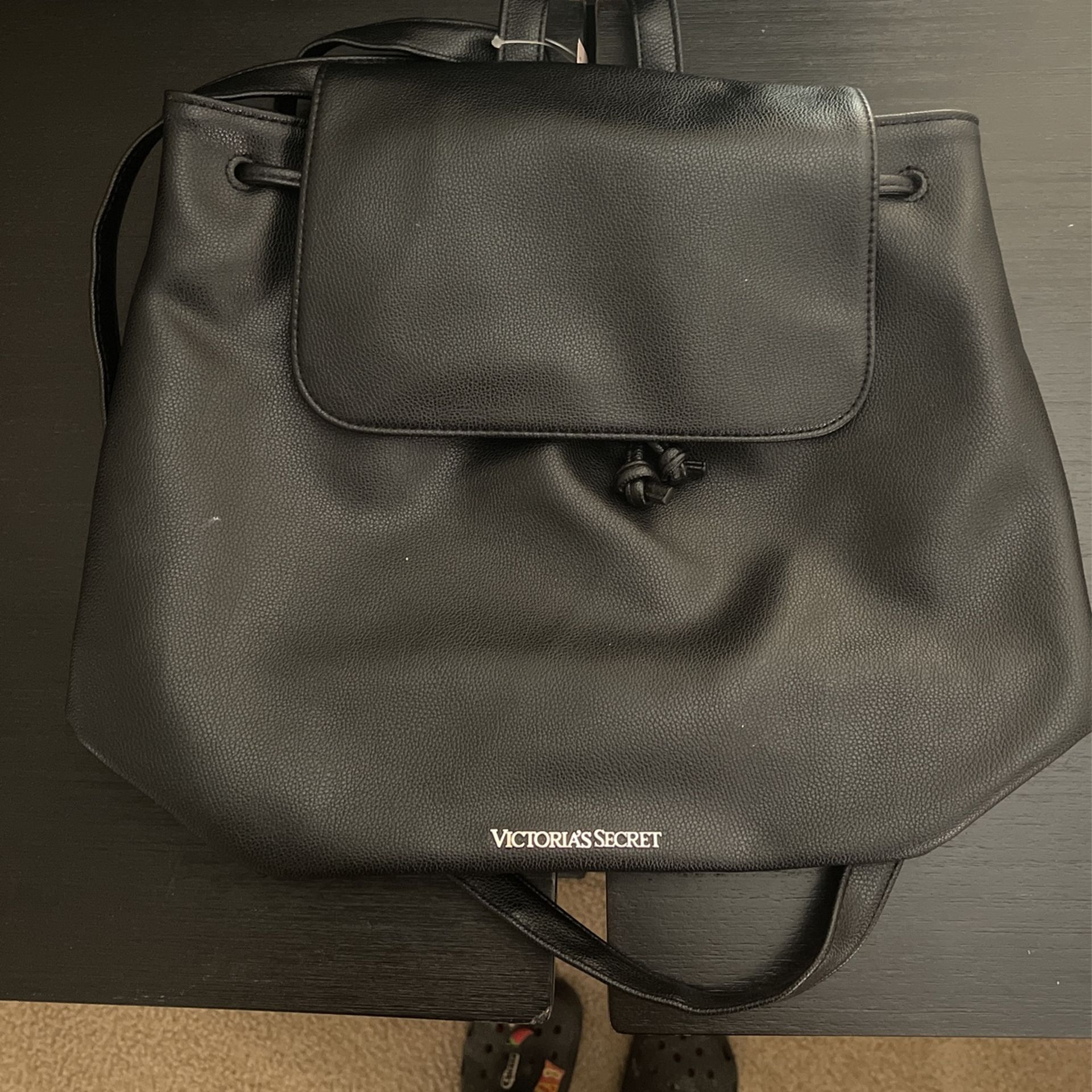 Black Victorias Secret Backpack