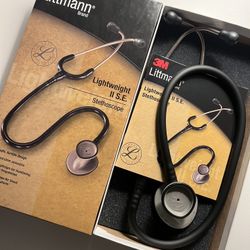3M Littmann Lightweight II S.E. Stethoscope, 2450, 28" Black Tube
