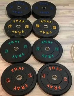 Bumpers Olympic Weights Plates SET 240 Lbs 🏋🏻♀️ Brand New IN BOX 📦