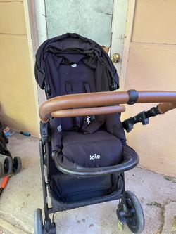 Joie ginger and rue stroller and car seat