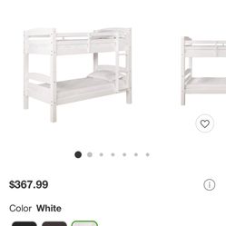 Barely Used Bunk  Bed Mattresses Included