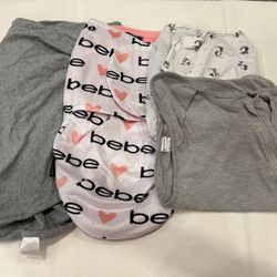 4 Baby Swaddle Wrap Bundle 