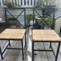 Two Wicker Chairs 