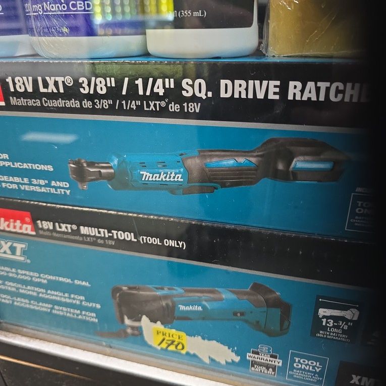 18v Makita 1/4" & 3/8" Drive Ratchet TOOL Only For Price, New, Financing Available 