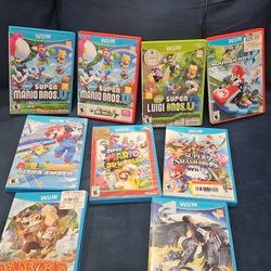 WiiU and Wii games 