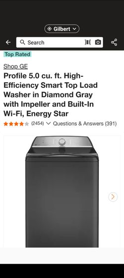 GE washer and dryer