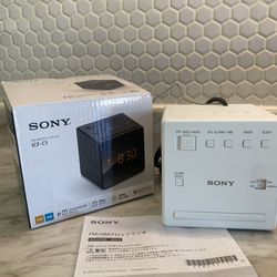 New Sony alarm clock with radio