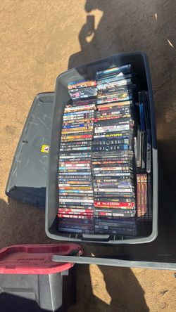 Large Lot of 300 DVDs and Blu-rays